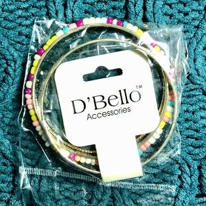 NWT D'Bello Accessories Bracelet Set